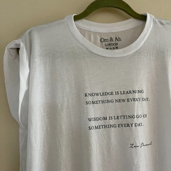 Om & Ah Rolled Sleeve Muscle Tank - Picture 3 of 5